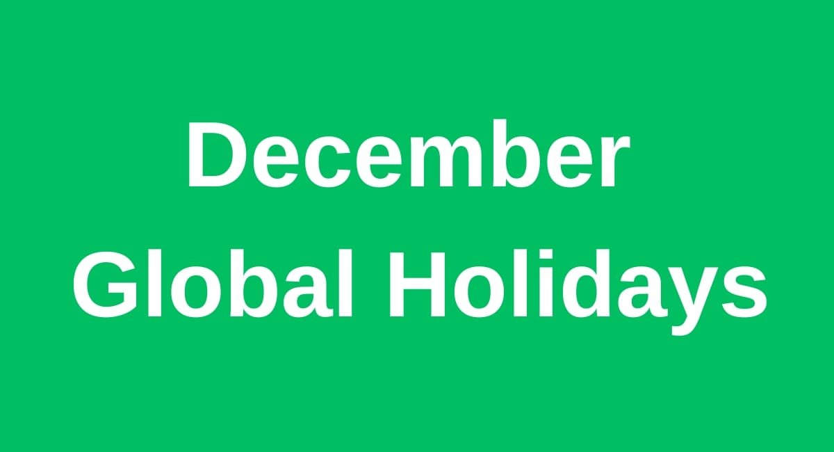 Image for December global holidays