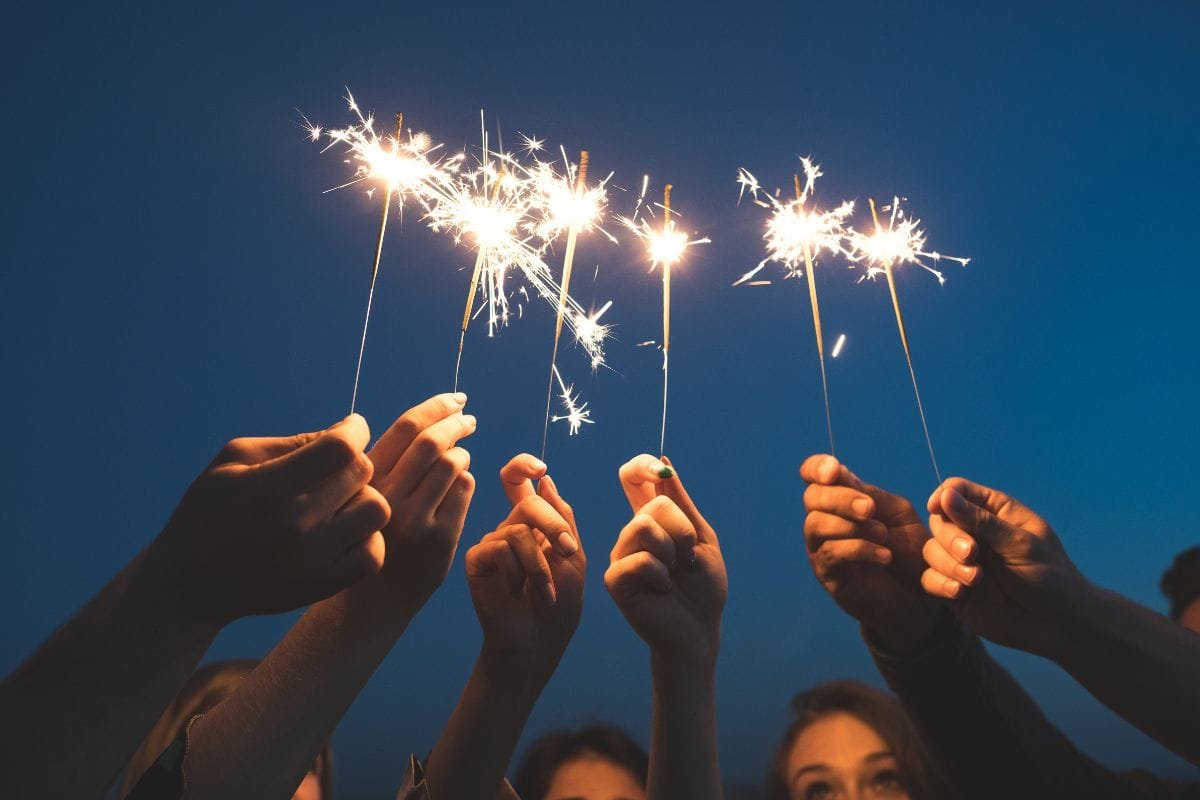 goals for the new year celebration image