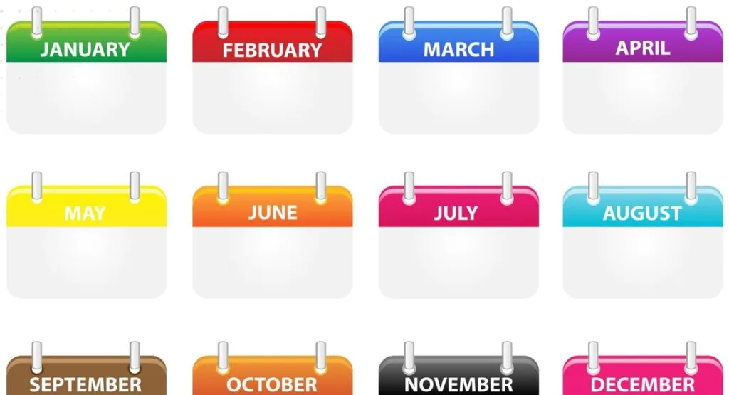 Different types of calendars in use today