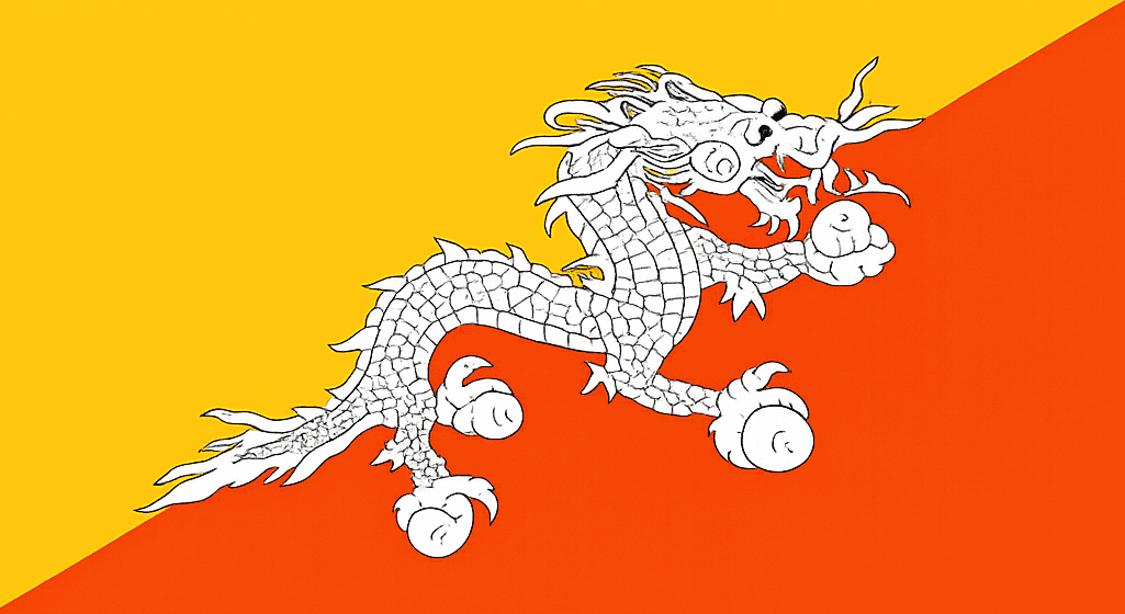 Bhutan national flag