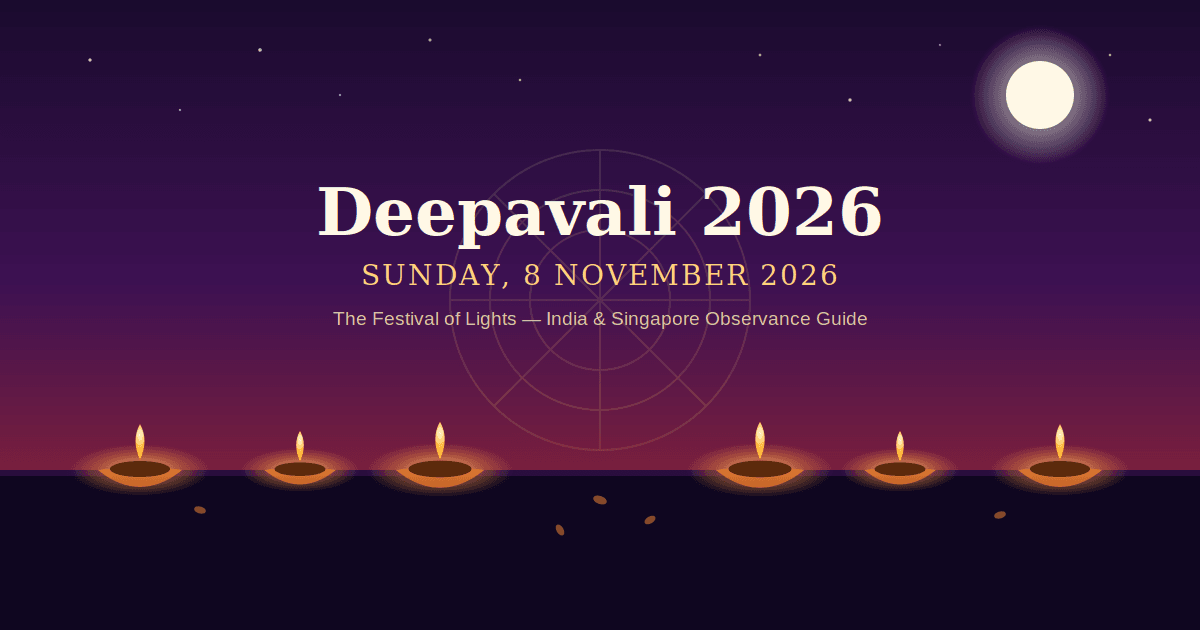 Deepavali 2026 dates