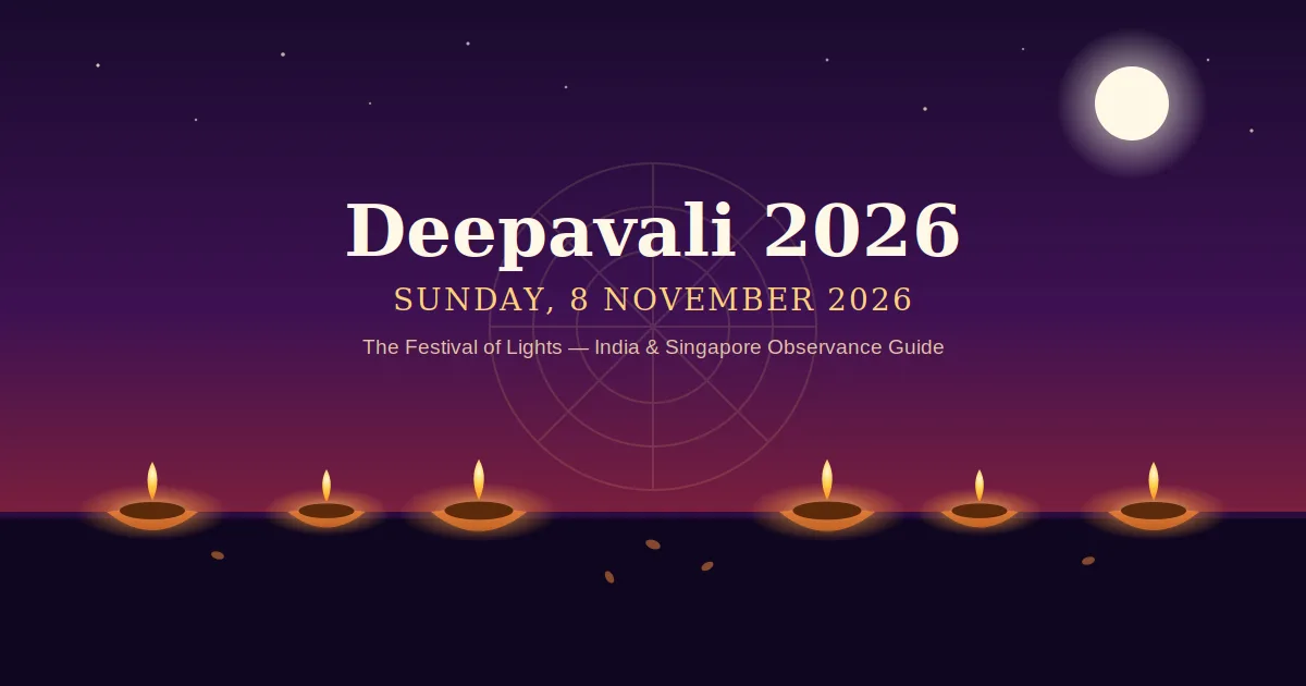 Deepavali 2026 dates